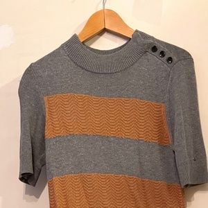 Tommy Hilfiger Sweaterdress, S, Gray + Camel